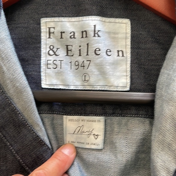 New FRANK & Eileen MARY Classic Shirtdress - Picture 9 of 9